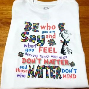 Dr.Seuss Autism Awareness tee